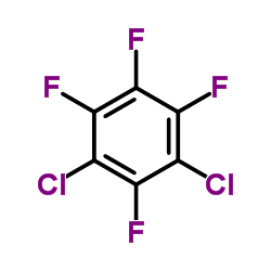 1,3-Dichlorotetrafluorobenzene structure, CAS 1198-61-4