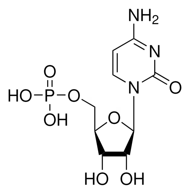 Cytidine 5'-monophosphate, free acid structure, CAS 63-37-6