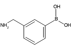 (3-Aminomethylphenyl)boronic acid hydrochloride structure, CAS 146285-80-5
