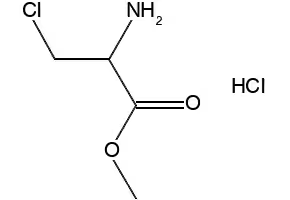 D,L-3-Chloroalanine methyl ester hydrochloride structure, CAS 33646-31-0