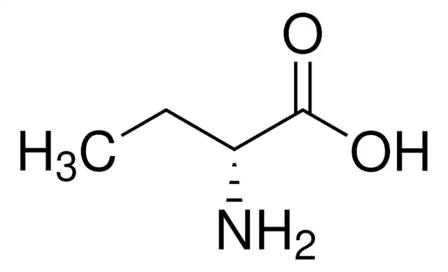 D-2-Aminobutyric acid structure, CAS 2623-91-8