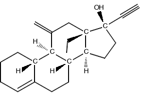 Desogestrel structure, CAS 54024-22-5