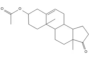 Dhea acetate structure, CAS 853-23-6