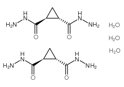 Di(Cyclopropane-1,2-dicarbohydrazide)trihydrate structure, CAS 255865-27-1
