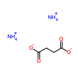 Diammonium succinate structure, CAS 2226-88-2