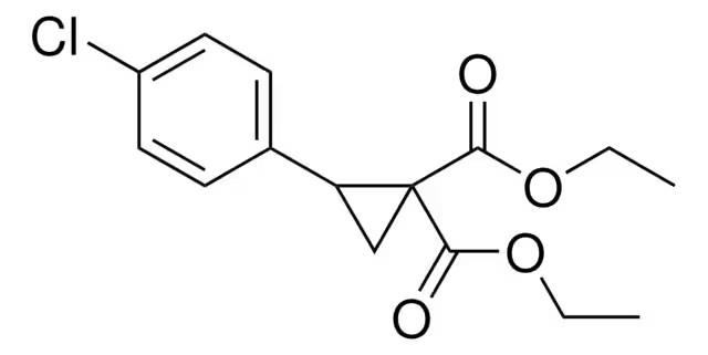 Diethyl 1,1-cyclopropanedicarboxylate structure, CAS 1559-02-0