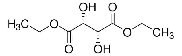 Diethyl L-tartrate structure, CAS 87-91-2