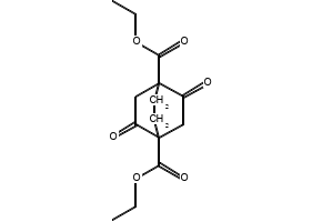 Diethyl-2,5-dioxobicyclo[2.2.2]octane-1,4-dicarboxylate structure, CAS 843-59-4
