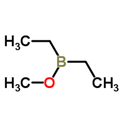 Diethylmethoxyborane structure, CAS 7397-46-8