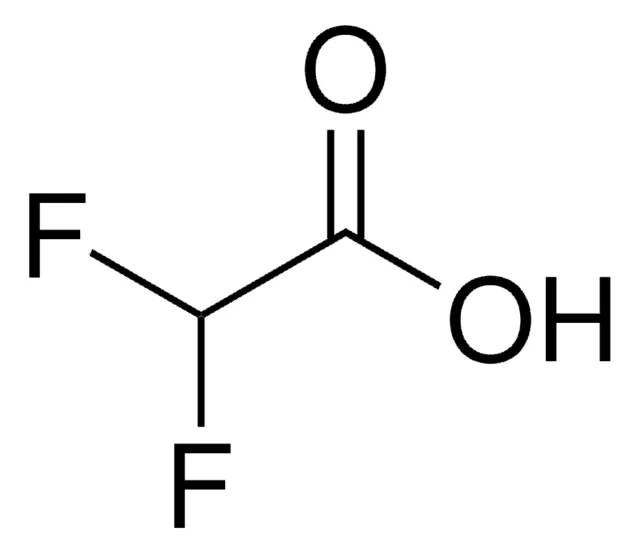 Difluoroacetic acid structure, CAS 381-73-7