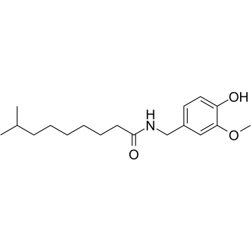 Dihydrocapsaicin structure, CAS 19408-84-5