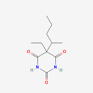 Pentobarbitone structure, CAS 76-74-4