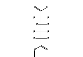 Dimethyl octafluoroadipate structure, CAS 3107-98-0