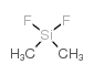 Dimethyldifluorosilane structure, CAS 353-66-2