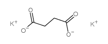 Dipotassium succinate trihydrate structure, CAS 676-47-1