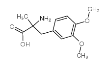 DL-3-(3,4-Dimethoxyphenyl)-2-methylalanine structure, CAS 10128-06-0