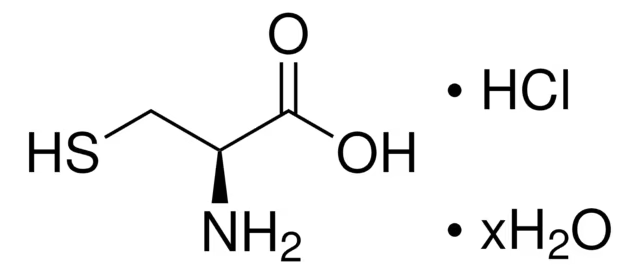 DL-Cystein hydrochloride hydrate structure, CAS 116797-51-4
