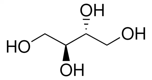 Erythritol,meso-erythritol structure, CAS 149-32-6