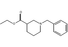Ethyl 1-benzylpiperidine-3-carboxylate structure, CAS 72551-53-2