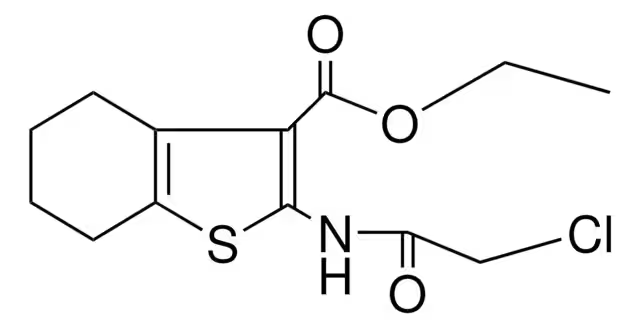 Ethyl 2-(2-chloroacetamido)-4,5,6,7-tetrahydrobenzo[b]thiophene-3-carboxylate structure, CAS 60442-41-3