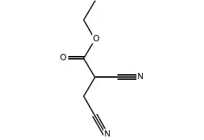 ethyl 2,3-dicyanopropanoate structure, CAS 40497-11-8