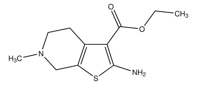 Ethyl 2-amino-6-methyl-4,5,6,7-tetrahydrothieno[3,2-c]pyridine-3-carboxylate structure, CAS 24237-39-6