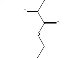Ethyl 2-fluoropropionate structure, CAS 349-43-9