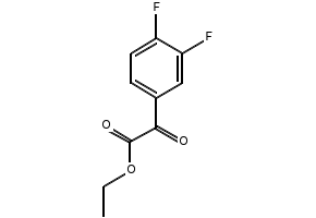 Ethyl 3,4-difluorobenzoylformate structure, CAS 73790-05-3