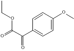 Ethyl 4-methoxybenzoylformate structure, CAS 40140-16-7