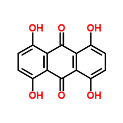 1,4,5,8-Tetrahydroxyanthraquinone structure, CAS 81-60-7