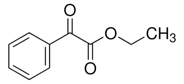 Ethyl benzoylformate structure, CAS 1603-79-8