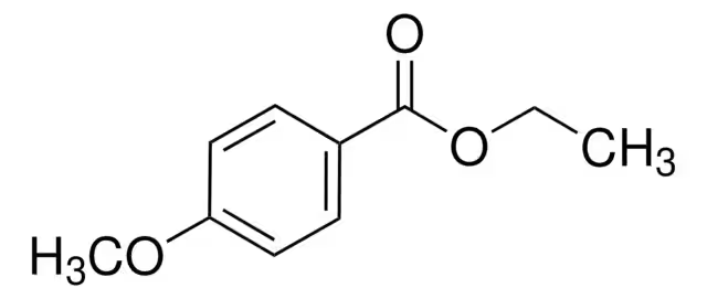 Ethyl p-methoxylbenzoate structure, CAS 94-30-4