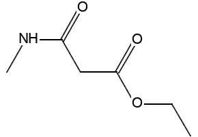 Ethyl-N-methyl malonamide structure, CAS 71510-95-7