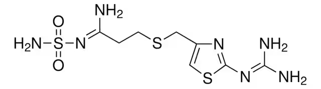 Famotidine structure, CAS 76824-35-6