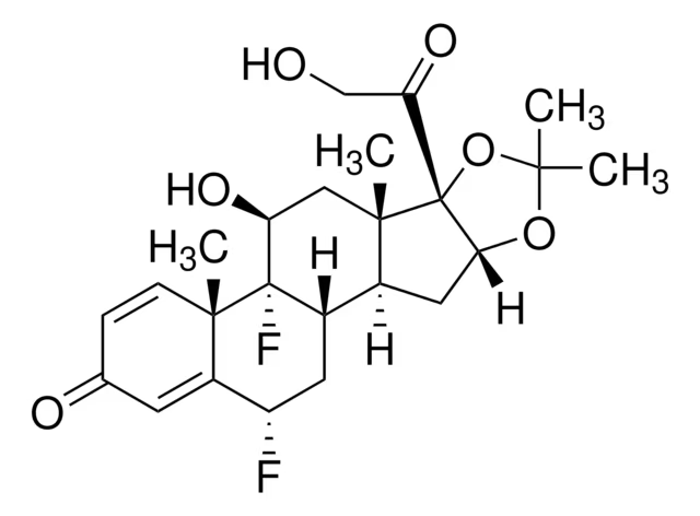 Fluocinolone acetonide structure, CAS 67-73-2