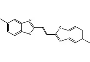 Fluorescent brightener 135,2,2'-(1,2-Ethenediyl)bis[5-methylbenzoxazole] structure, CAS 1041-00-5
