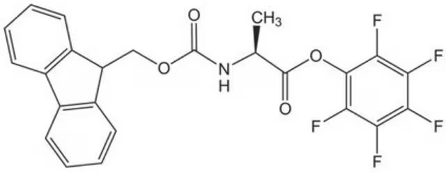 Fmoc-(D)Ala-Opfp structure, CAS 125043-04-1