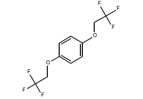 1,4-Bis(2,2,2-trifluoroethoxy)benzene structure, CAS 66300-61-6