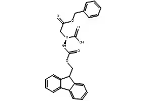 Fmoc-Asp(OBzl)-OH structure, CAS 86060-84-6