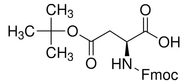 Fmoc-Asp(OtBu)-OH structure, CAS 71989-14-5