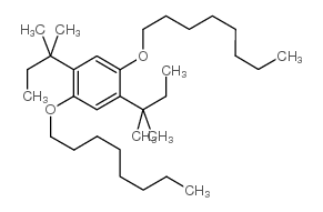 1,4-Bis(N-octyloxy)-2,5-di-tert-pentylbenzene structure, CAS 70544-46-6