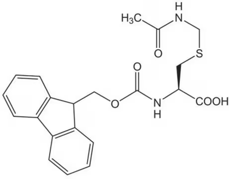 Fmoc-Cys(Acm)-OH structure, CAS 86060-81-3