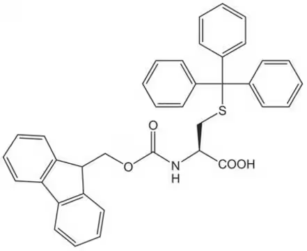 Fmoc-Cys(Trt)-OH structure, CAS 103213-32-7