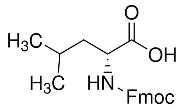 Fmoc-D-Leu-OH structure, CAS 114360-54-2