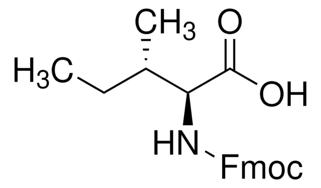 Fmoc-Ile-OH structure, CAS 71989-23-6
