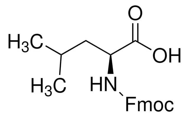 Fmoc-L-Leu-OH structure, CAS 35661-60-0