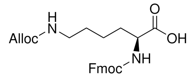 Fmoc-Lys(alloc)-OH structure, CAS 146982-27-6