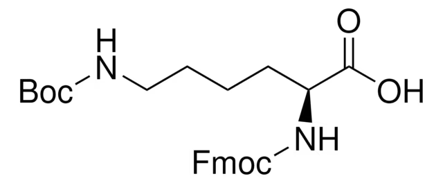 Fmoc-Lys(Boc)-OH structure, CAS 71989-26-9
