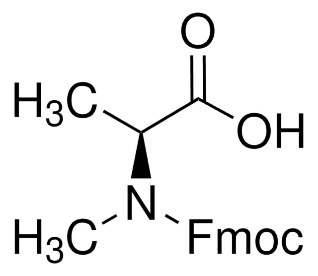 Fmoc-N-Me-Ala-OH structure, CAS 84000-07-7