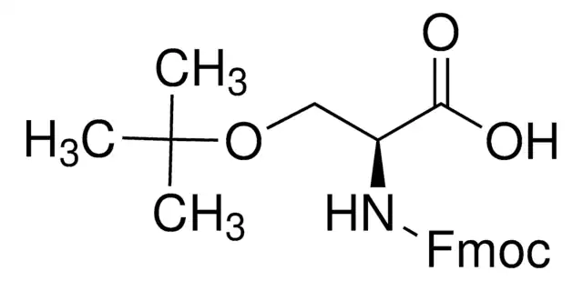 Fmoc-Ser(t-Bu)-OH structure, CAS 71989-33-8